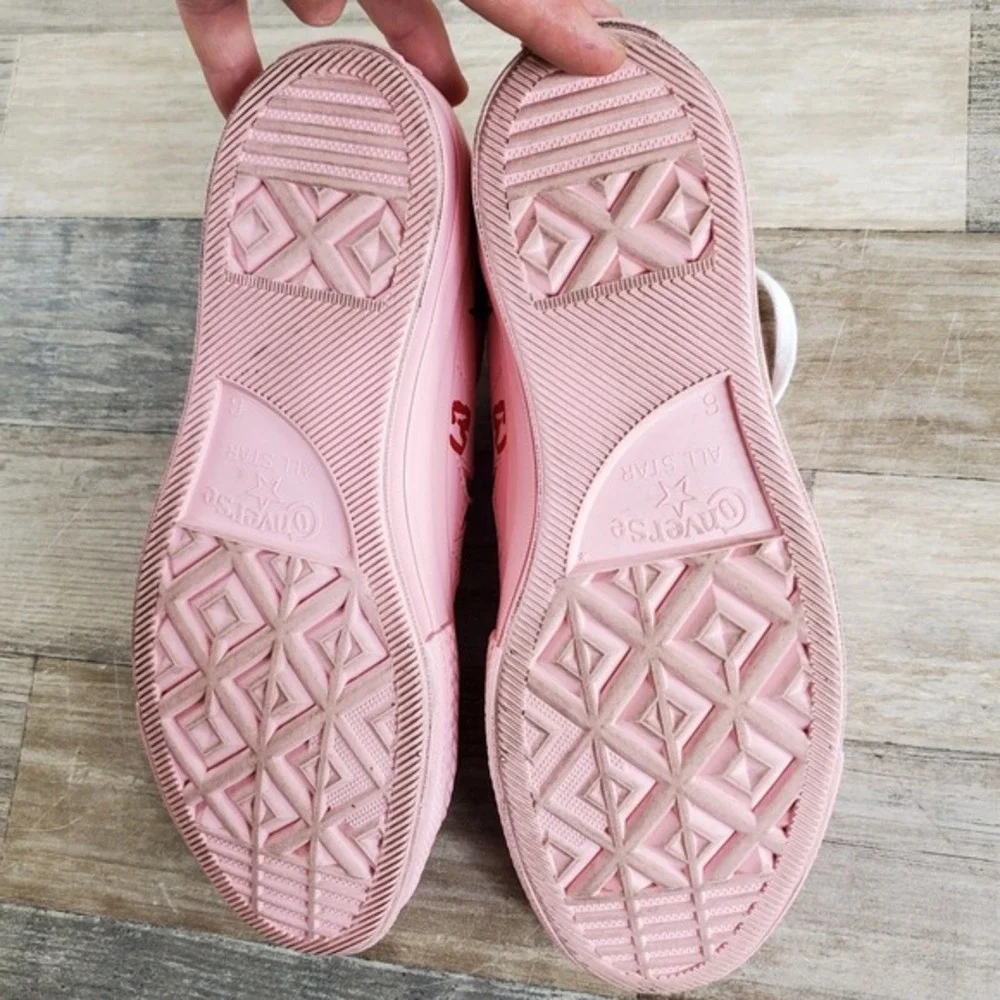 Converse One Star Low Shoes Womens‎ Sz 8 Pink Limited Edition Shrimps